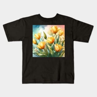 California Poppies Kids T-Shirt